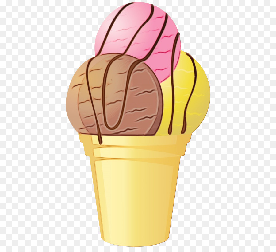 Cono De Helado，Frozen Postre PNG