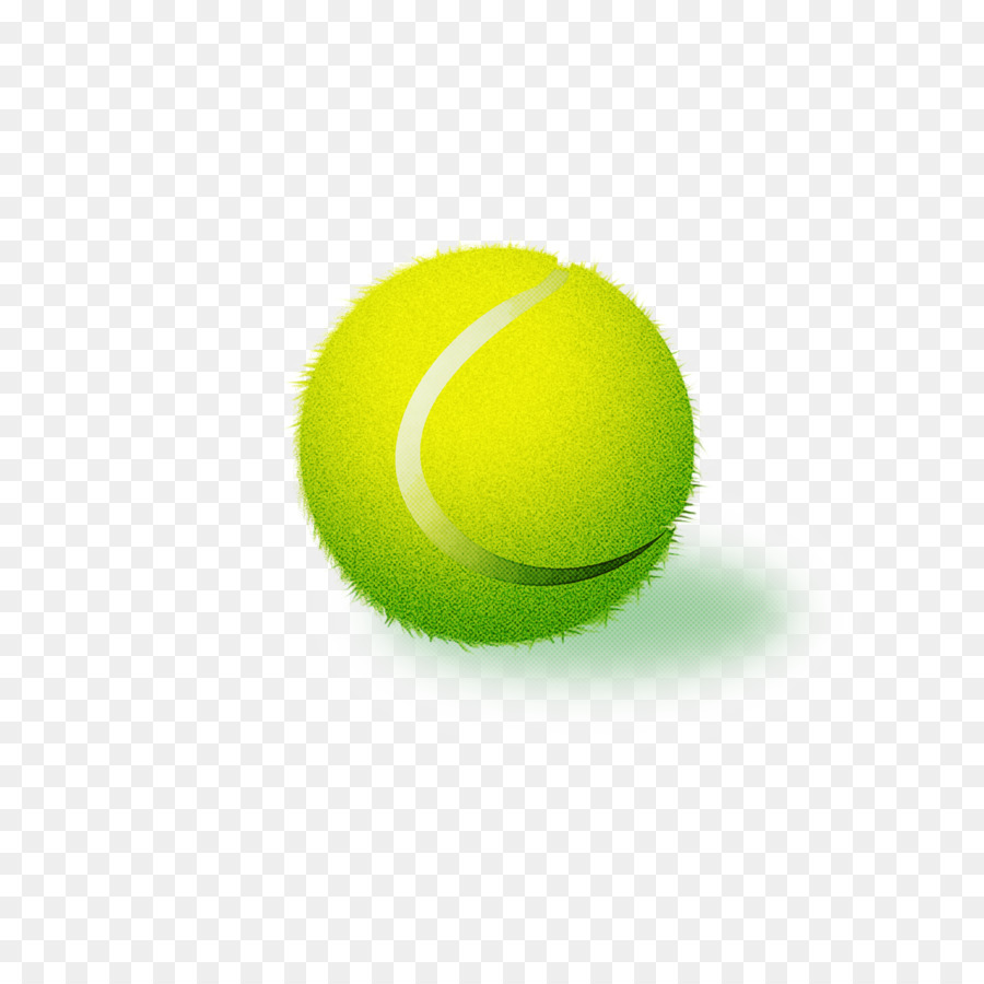 Pelota De Tenis，Amarillo PNG