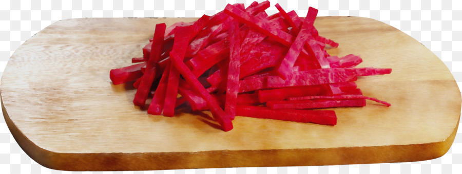 Tiras De Verduras Rojas，Tabla De Cortar PNG