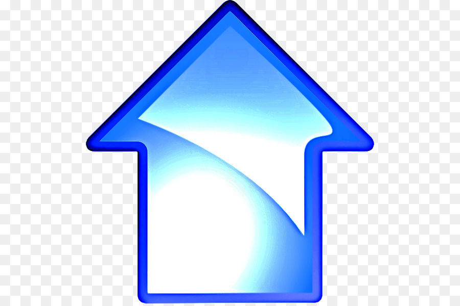 Azul，Flecha PNG