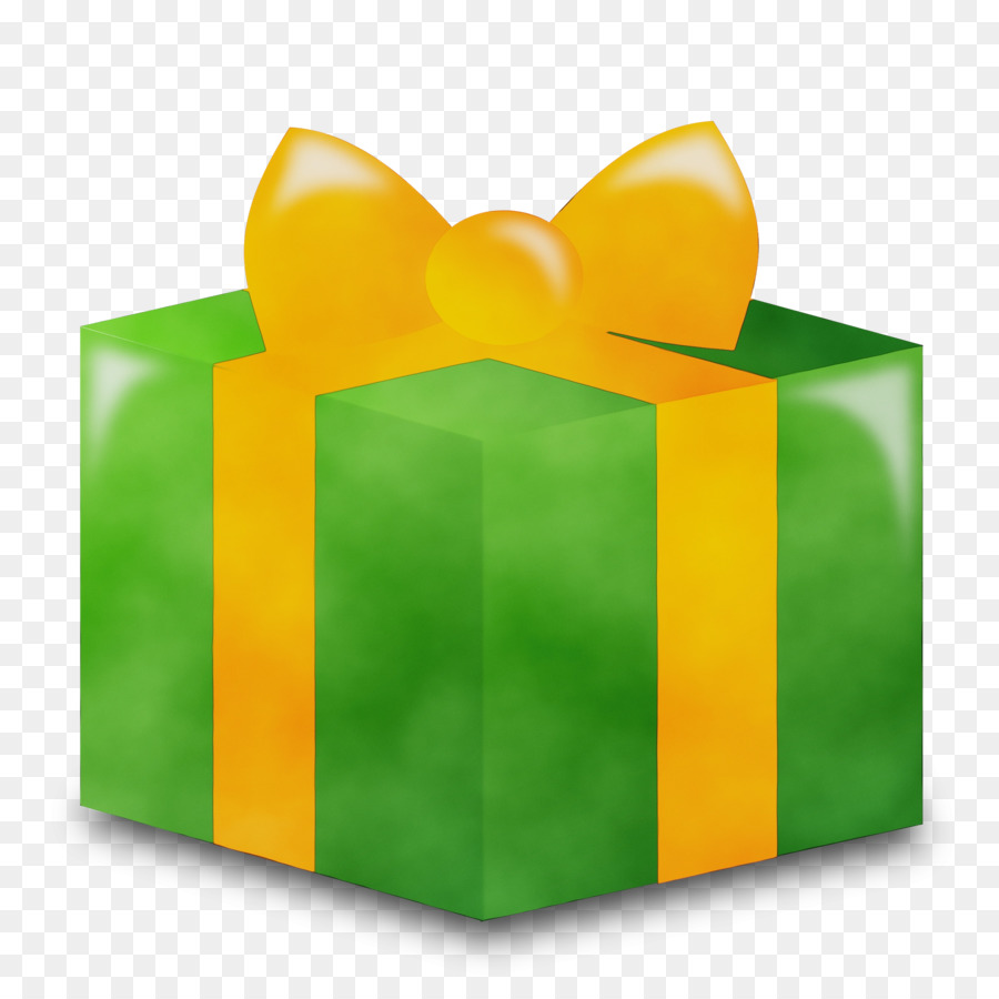 Caja De Regalo Verde，Cinta PNG