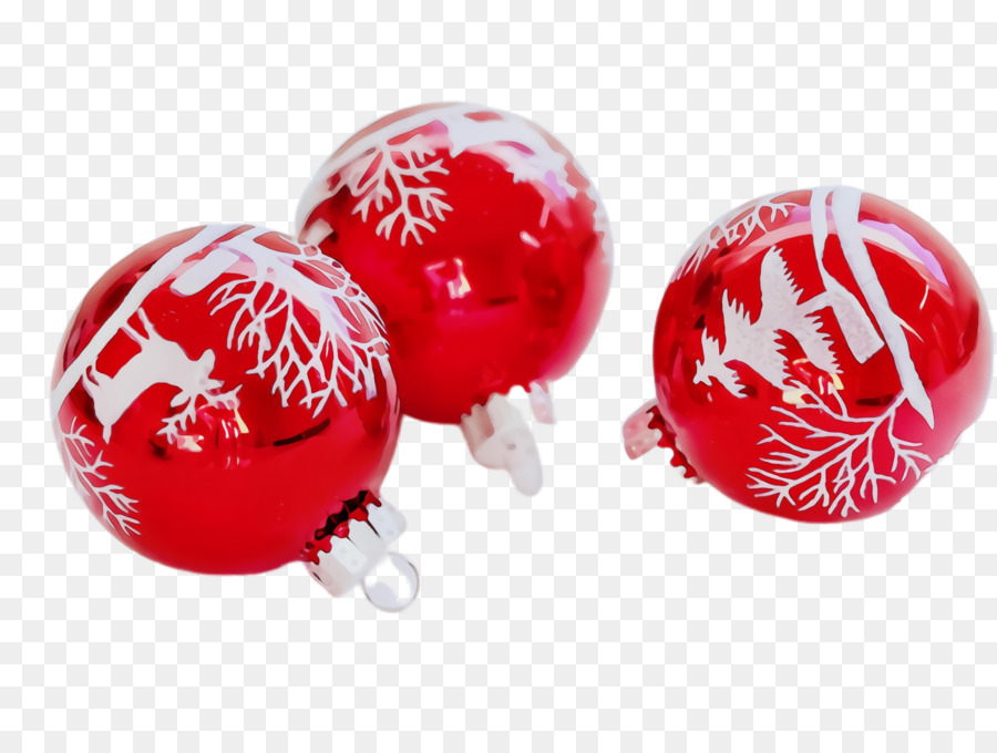 Adornos Navideños，Rojo PNG