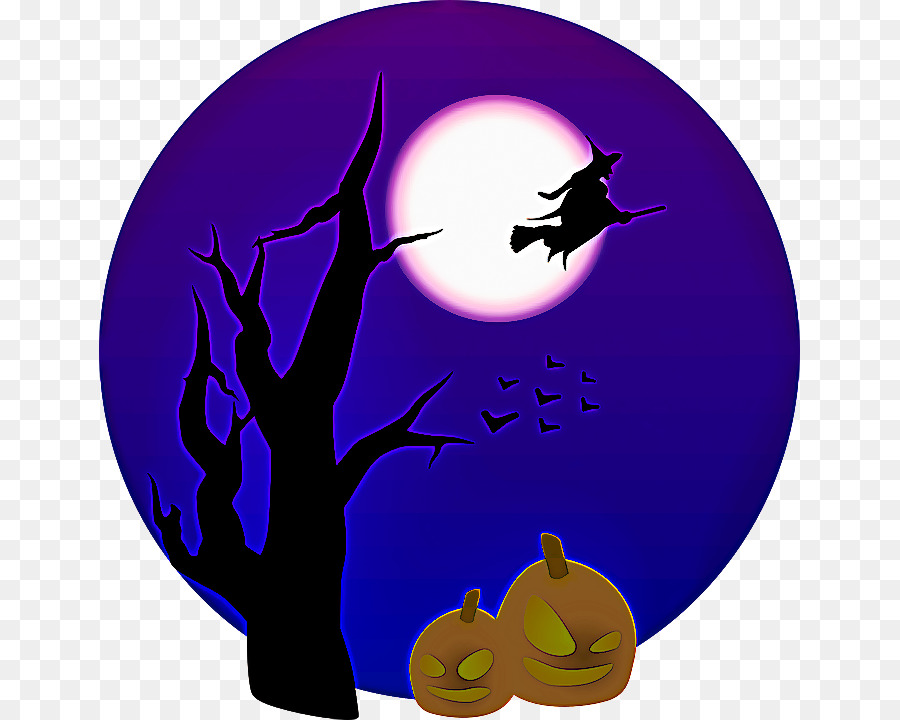 Escena De Halloween，Bruja PNG