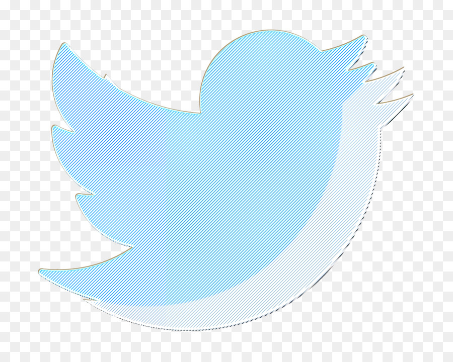 Logotipo De Twitter Azul，Redes Sociales PNG