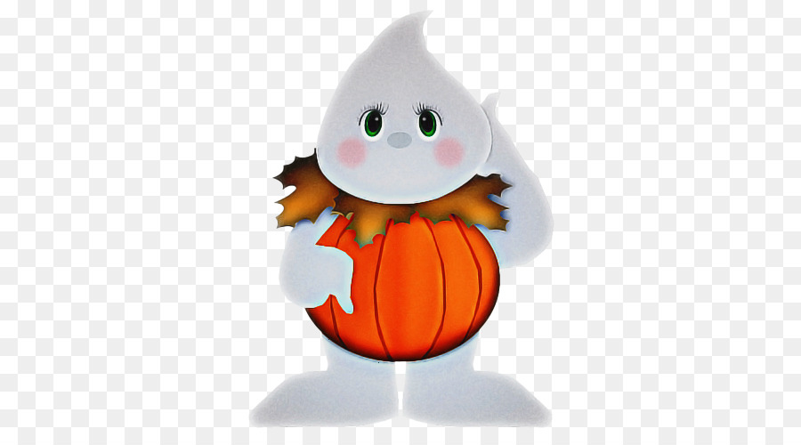 Fantasma Con Calabaza，Blanco PNG