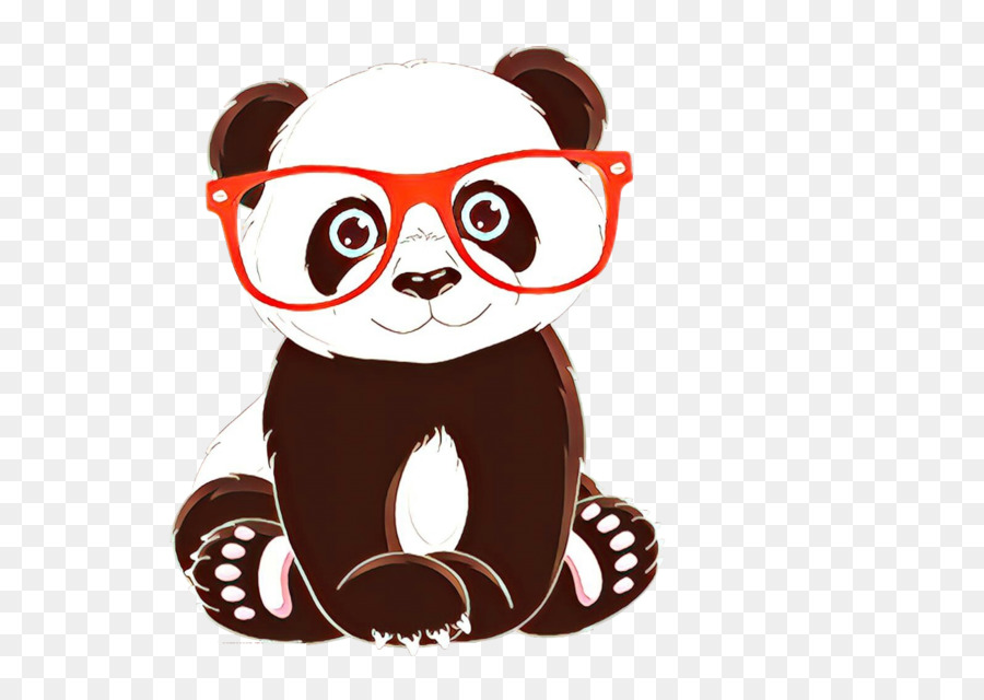 Panda Con Gafas，Animal PNG