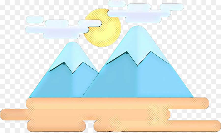 Montañas，Sol PNG