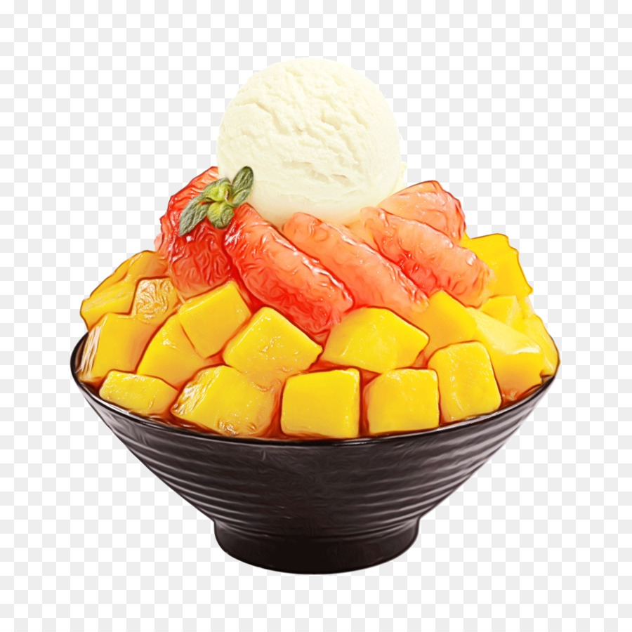 Postre De Mango，Helado PNG