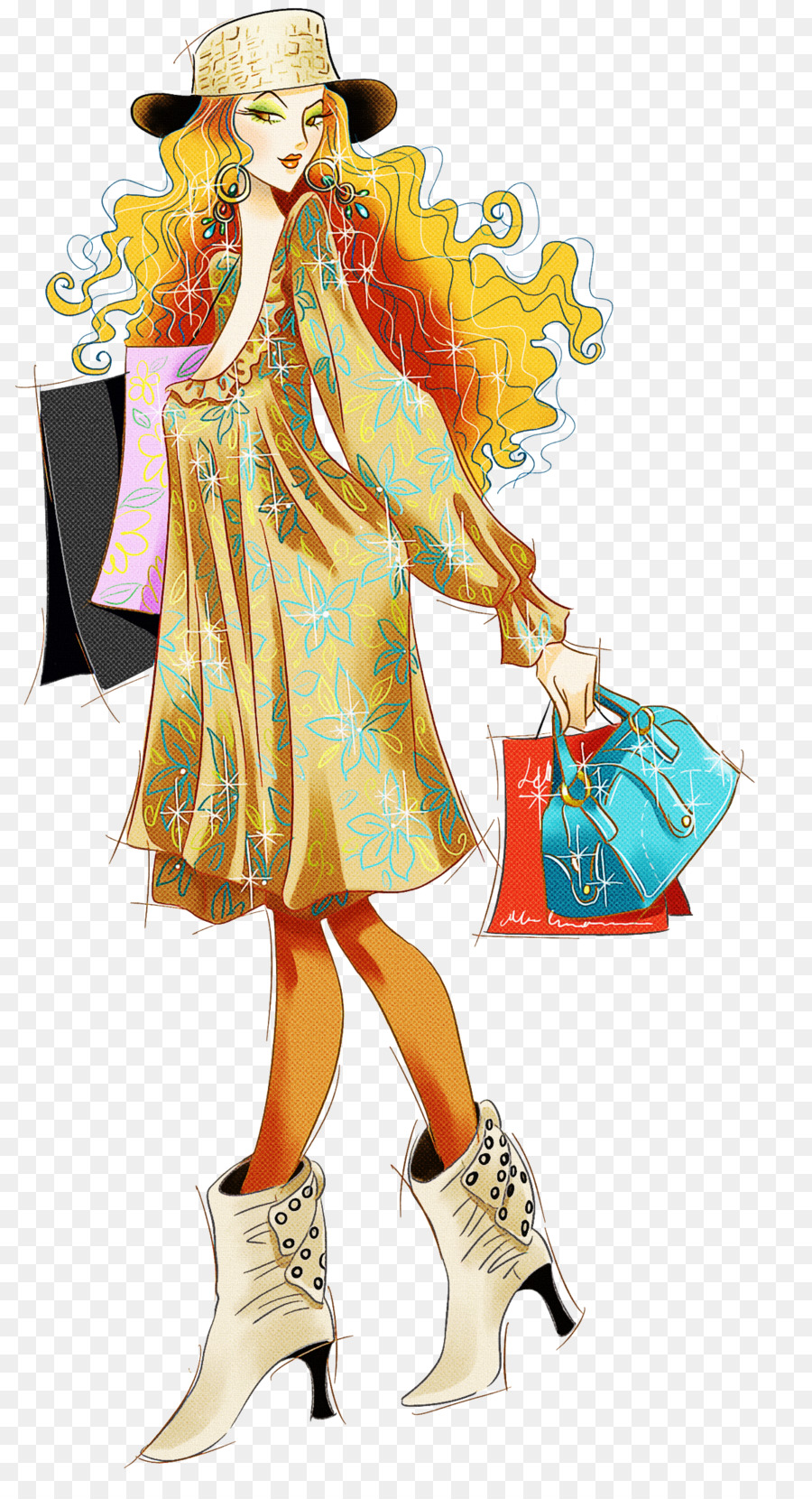 Ilustración De Moda，Diseño De Vestuario PNG