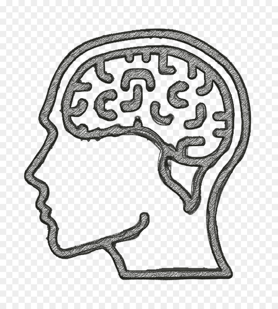 Ilustración Del Cerebro，Cabeza PNG