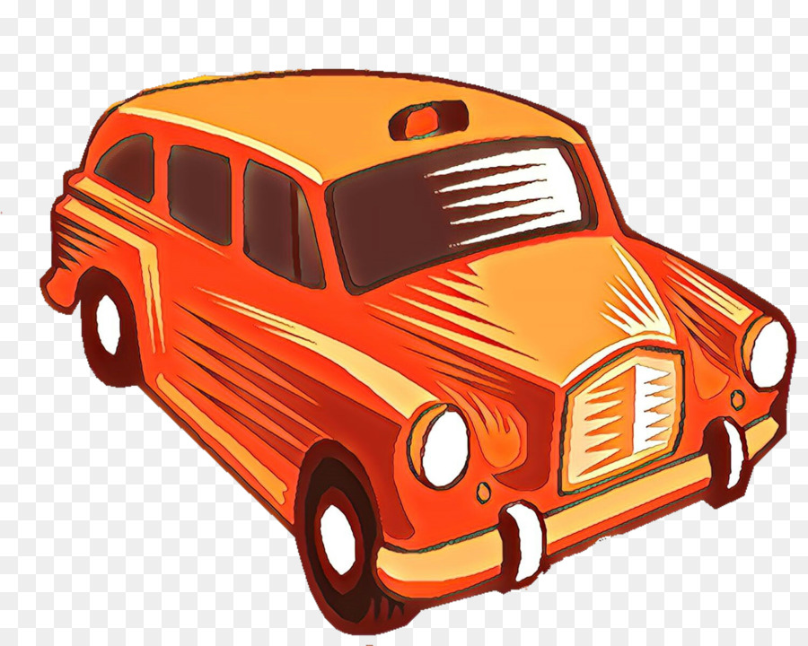 Taxi De Dibujos Animados，Auto PNG