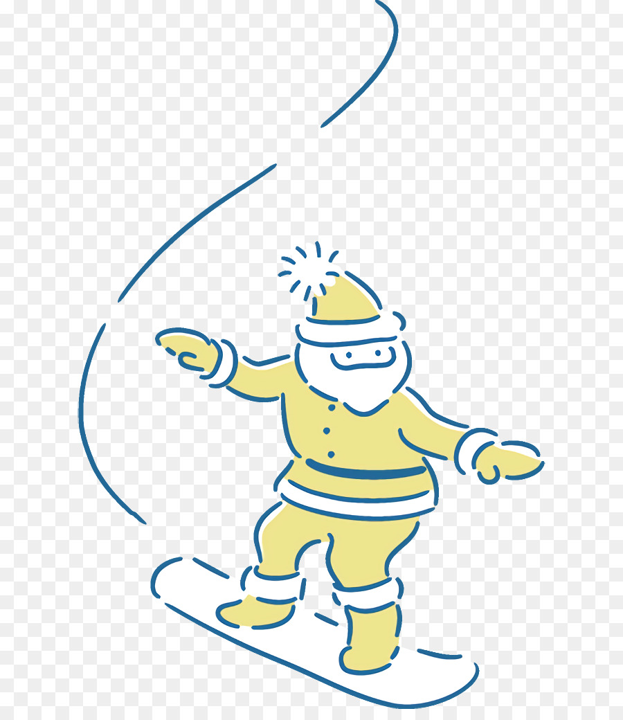 Papá Noel，Snowboard PNG