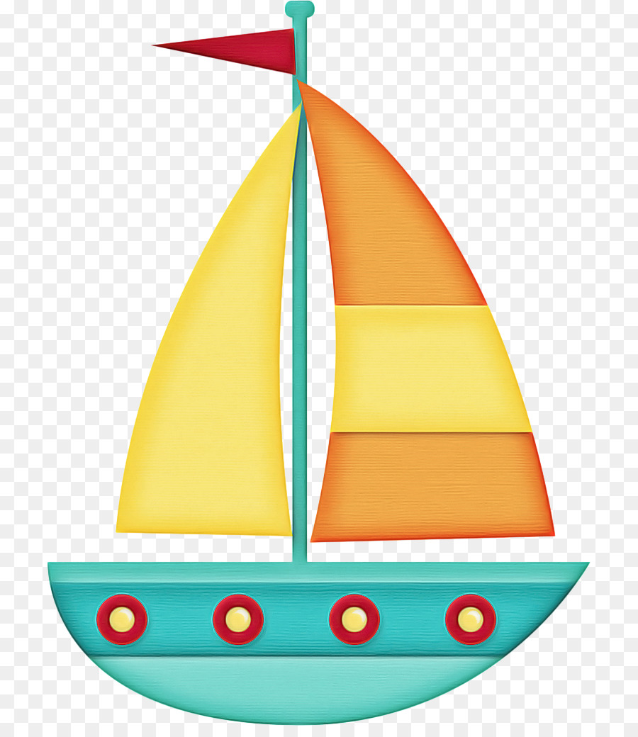 Velero Colorido，Bote PNG