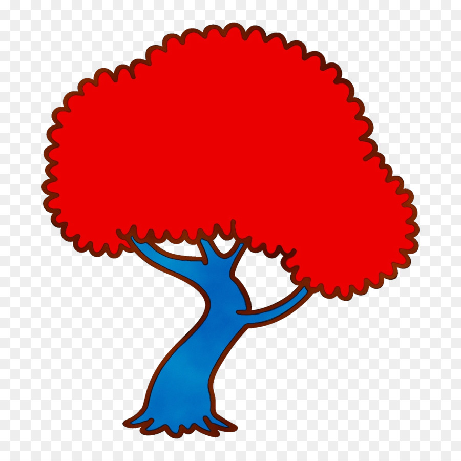 árbol，Rojo PNG