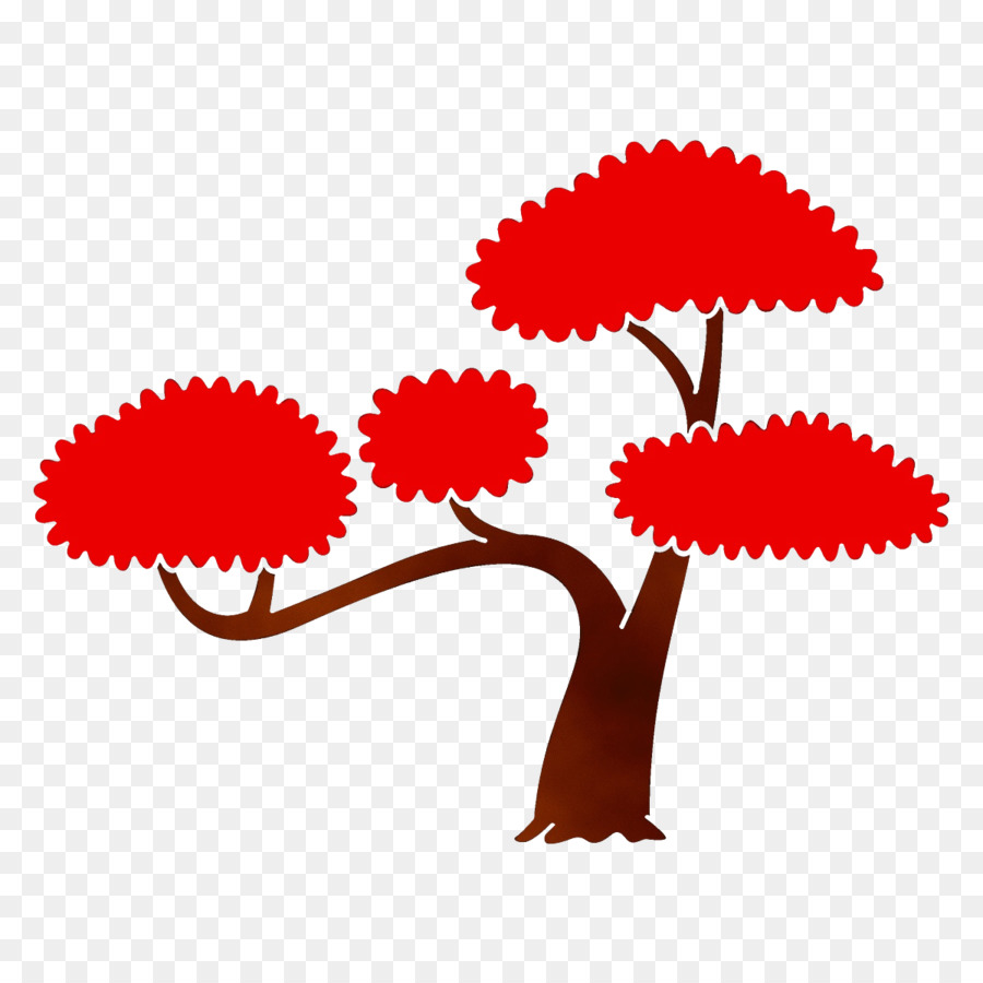 Rojo，Árbol PNG