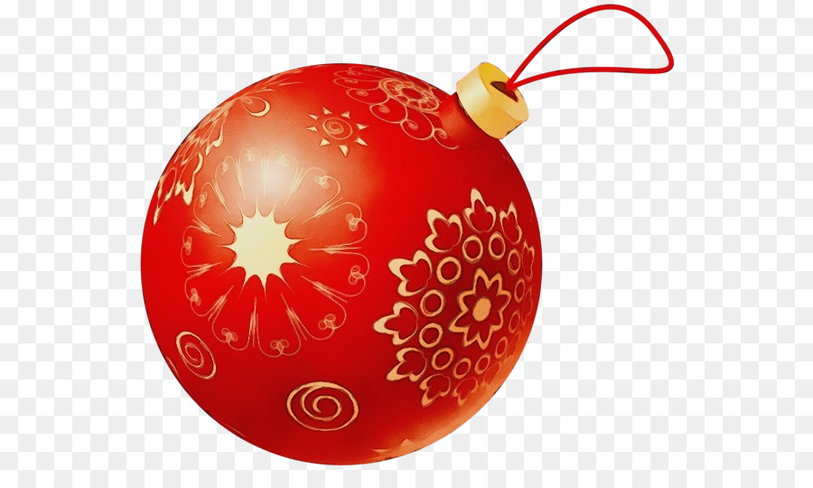 Adorno Rojo，Navidad PNG