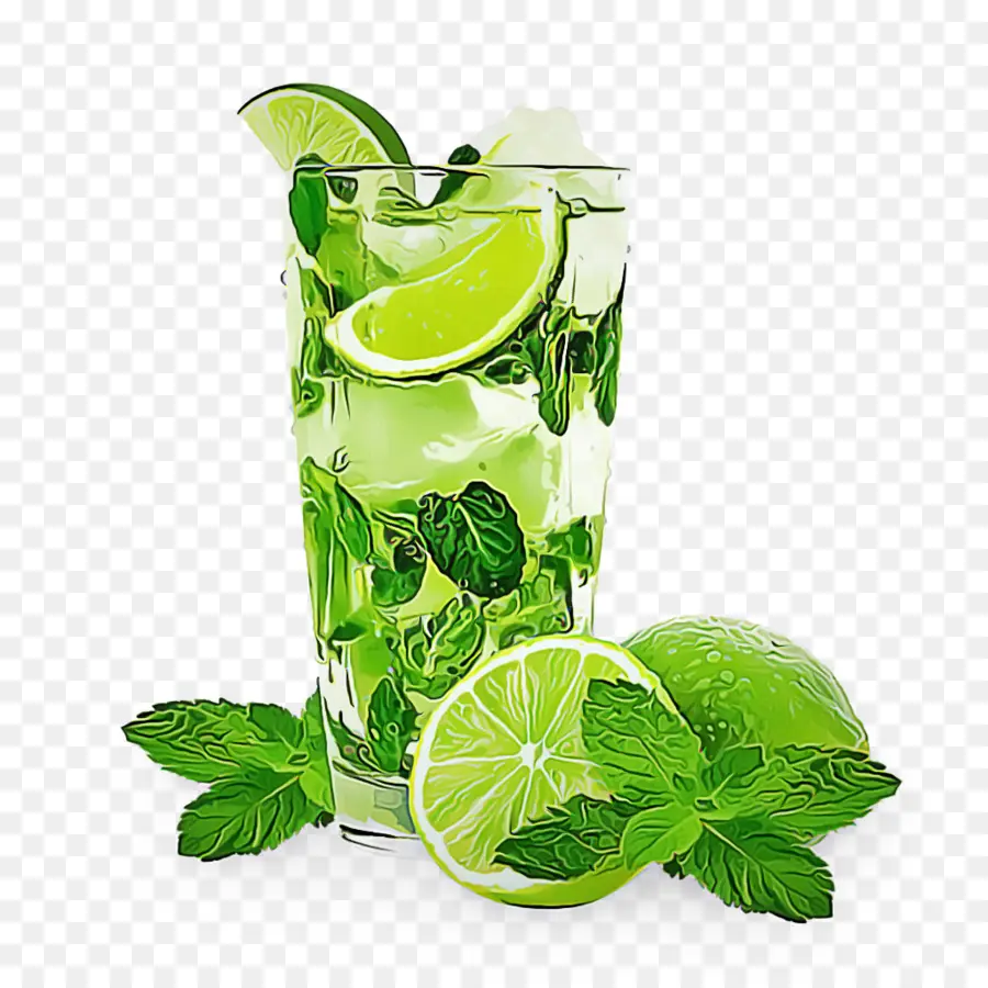 Limonana，Vaso De Highball PNG