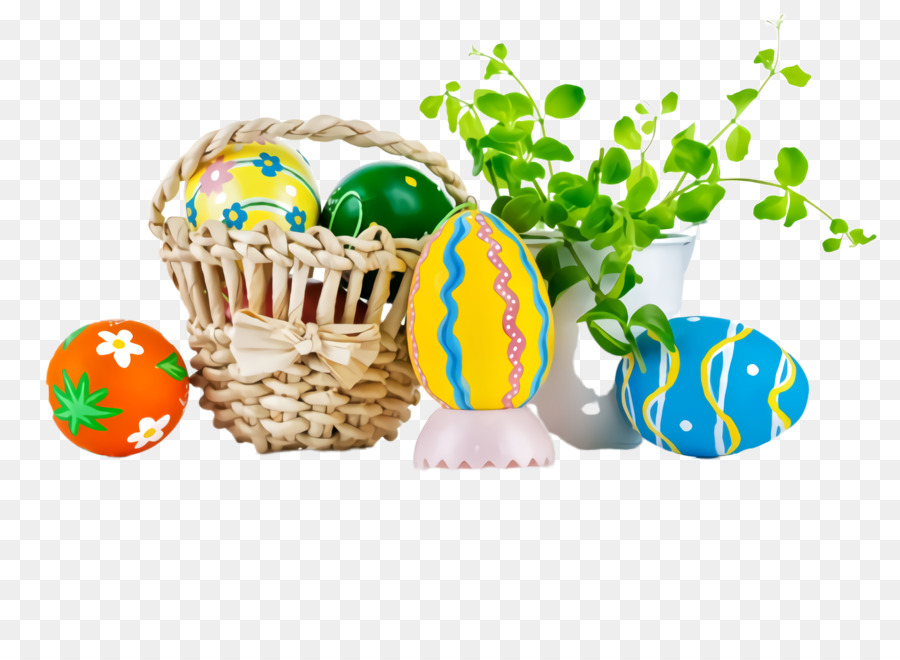 Huevos De Pascua，Cesta PNG