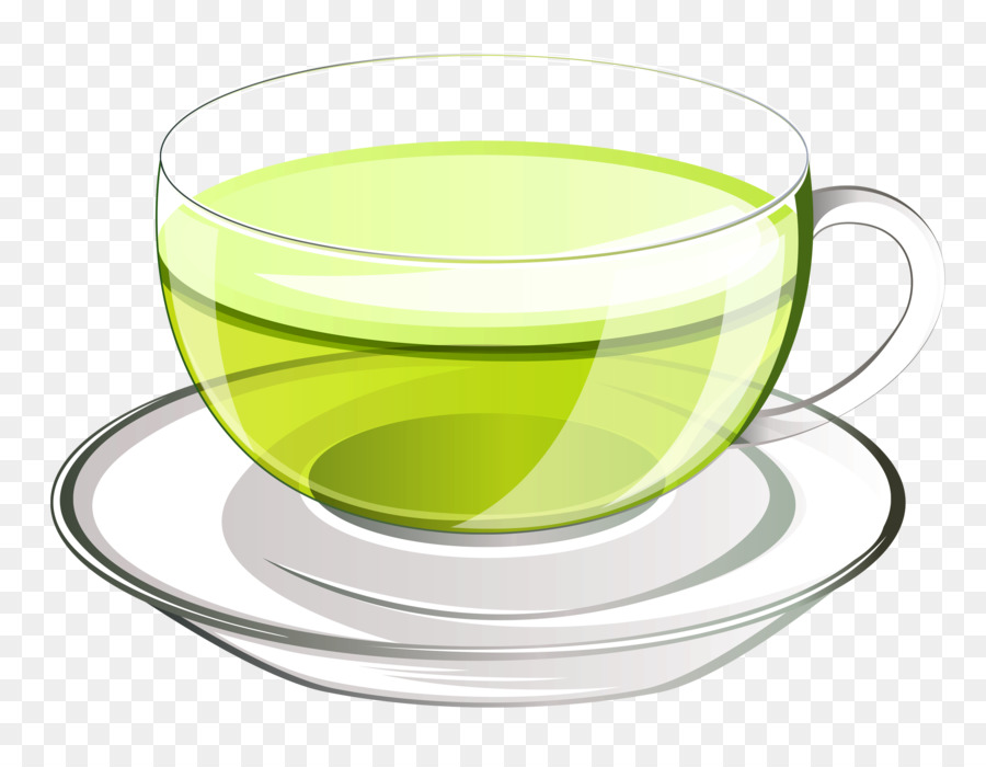 Taza De Té Verde，Bebida PNG