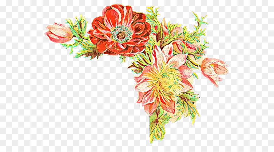 Flores De Peonía，Ramo PNG