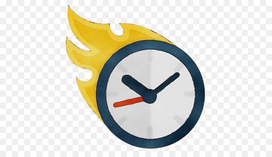 Reloj，Amarillo PNG