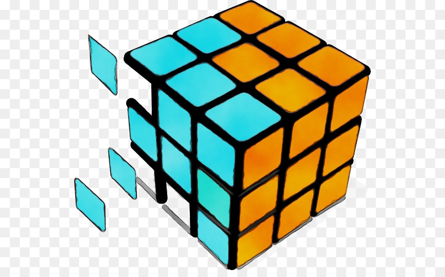 Cubo De Rubiks，Juguete Educativo PNG