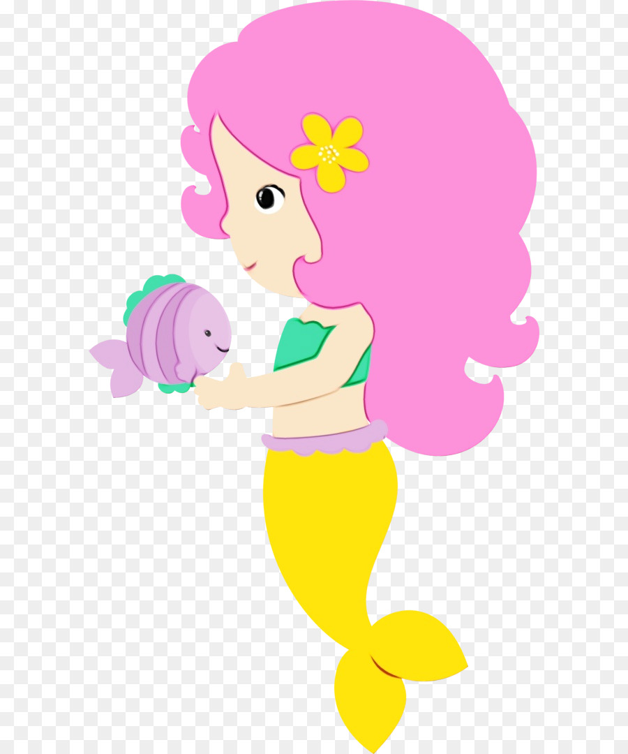 Sirena Con Pez，Sirena PNG