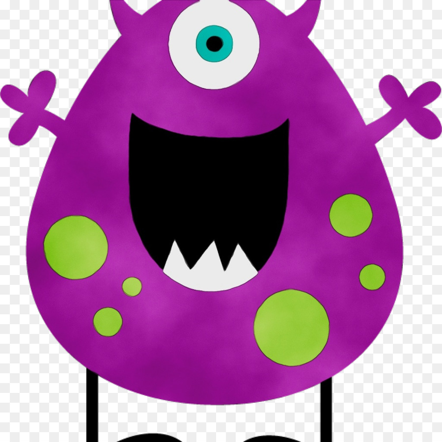 Monstruo Púrpura，Dibujos Animados PNG