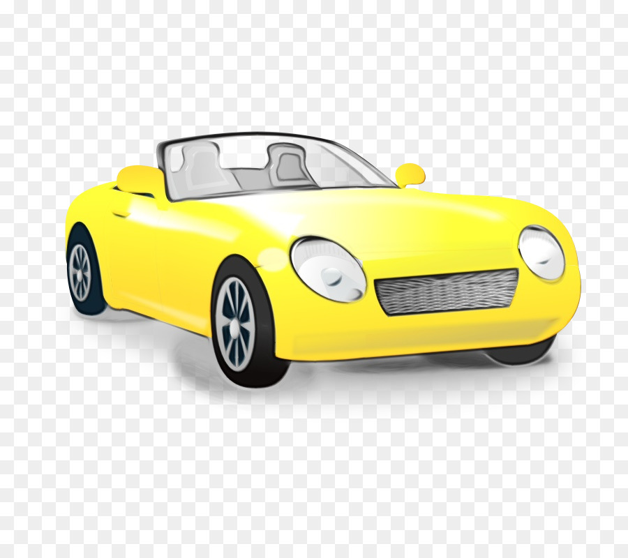 Coche Amarillo，Automóvil PNG