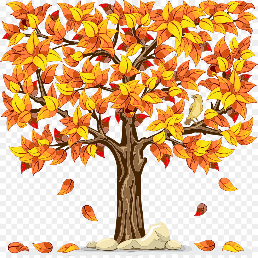 árbol De Otoño，Hojas De Otoño PNG