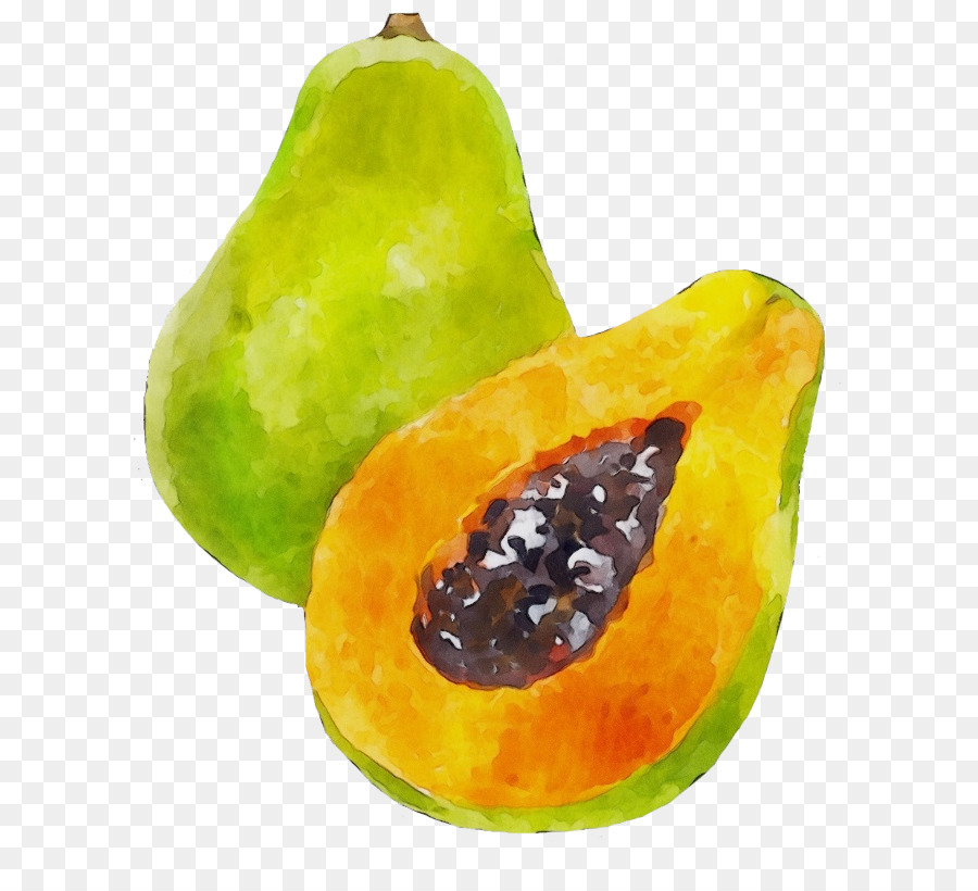 Ilustración De Papaya，Fruta PNG