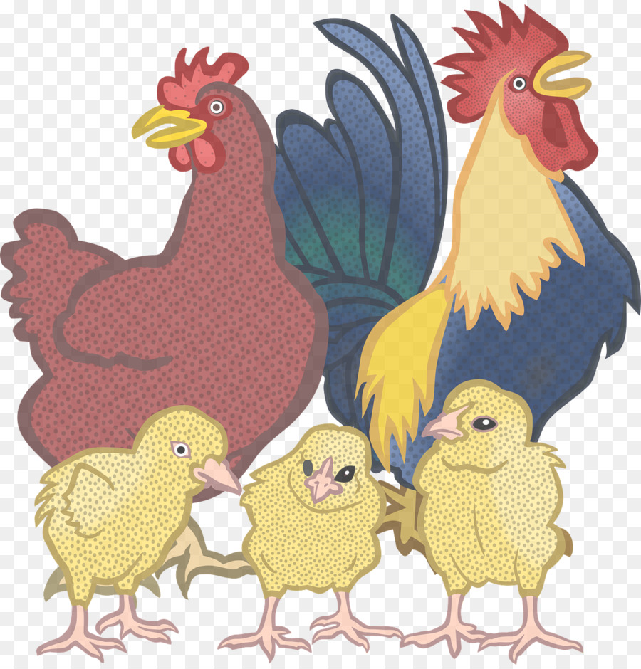 Familia De Pollos，Gallo PNG