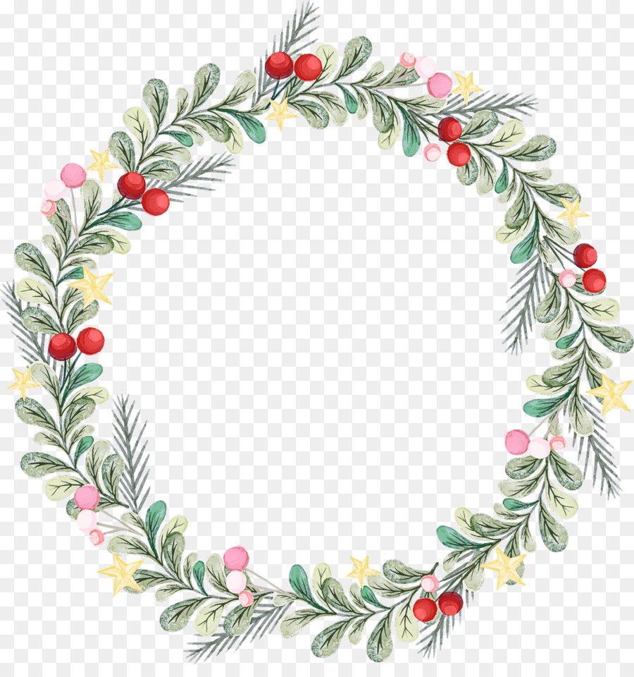 Corona De Navidad，Guirnalda PNG