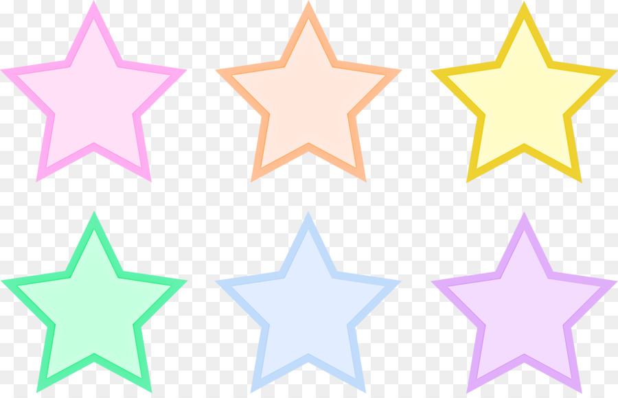 Estrellas Coloridas，Formas PNG