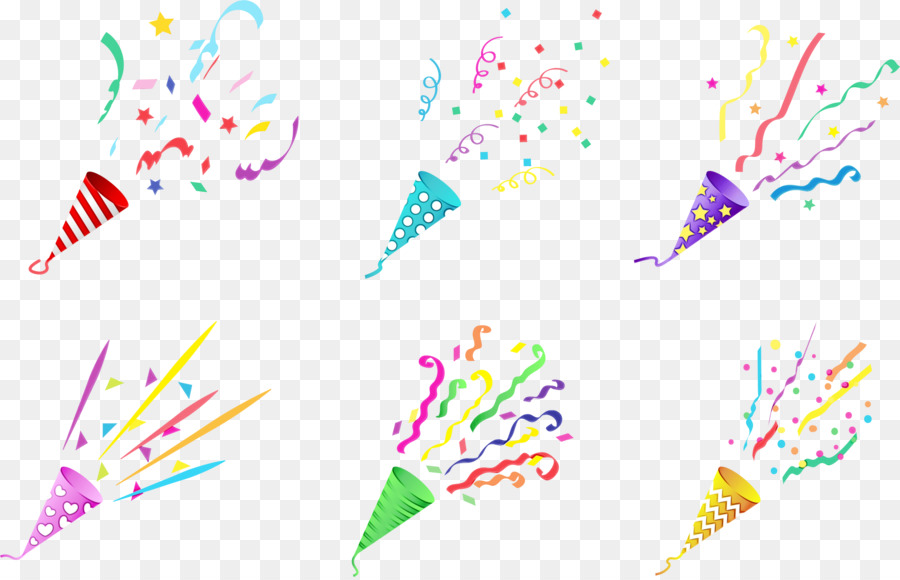 Poppers De Fiesta，Confeti PNG