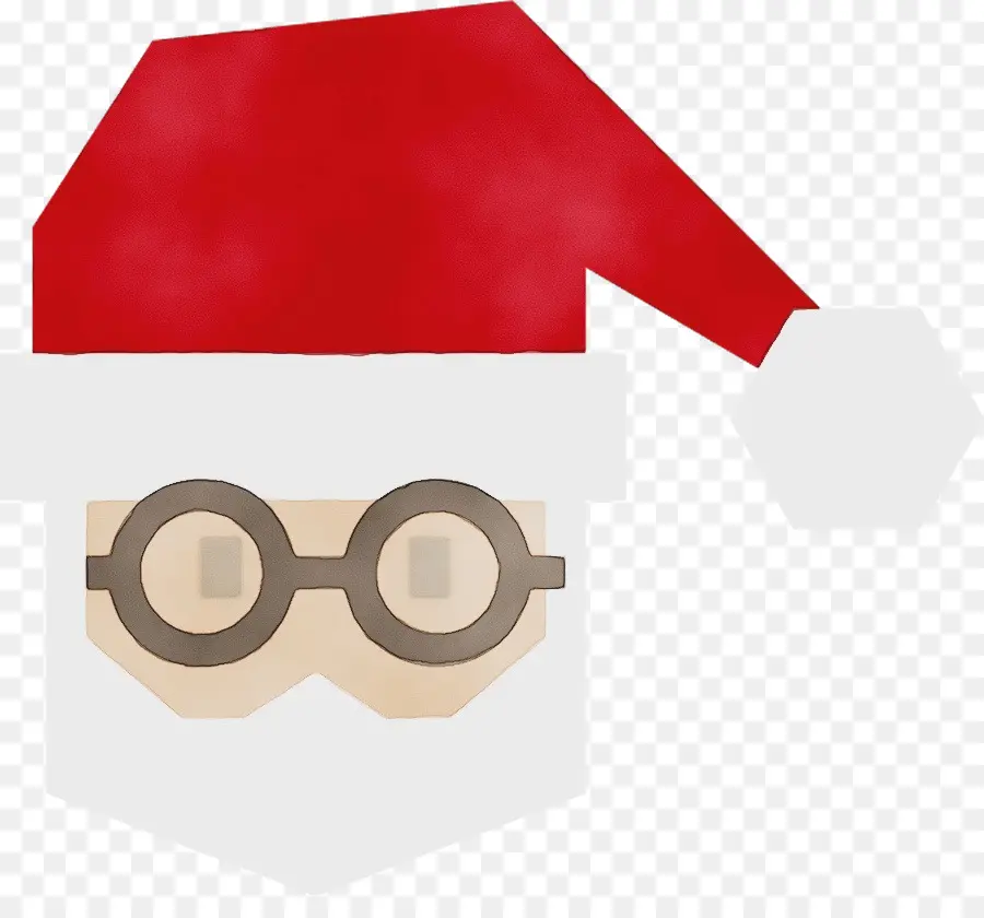 Cara De Papá Noel，Anteojos PNG