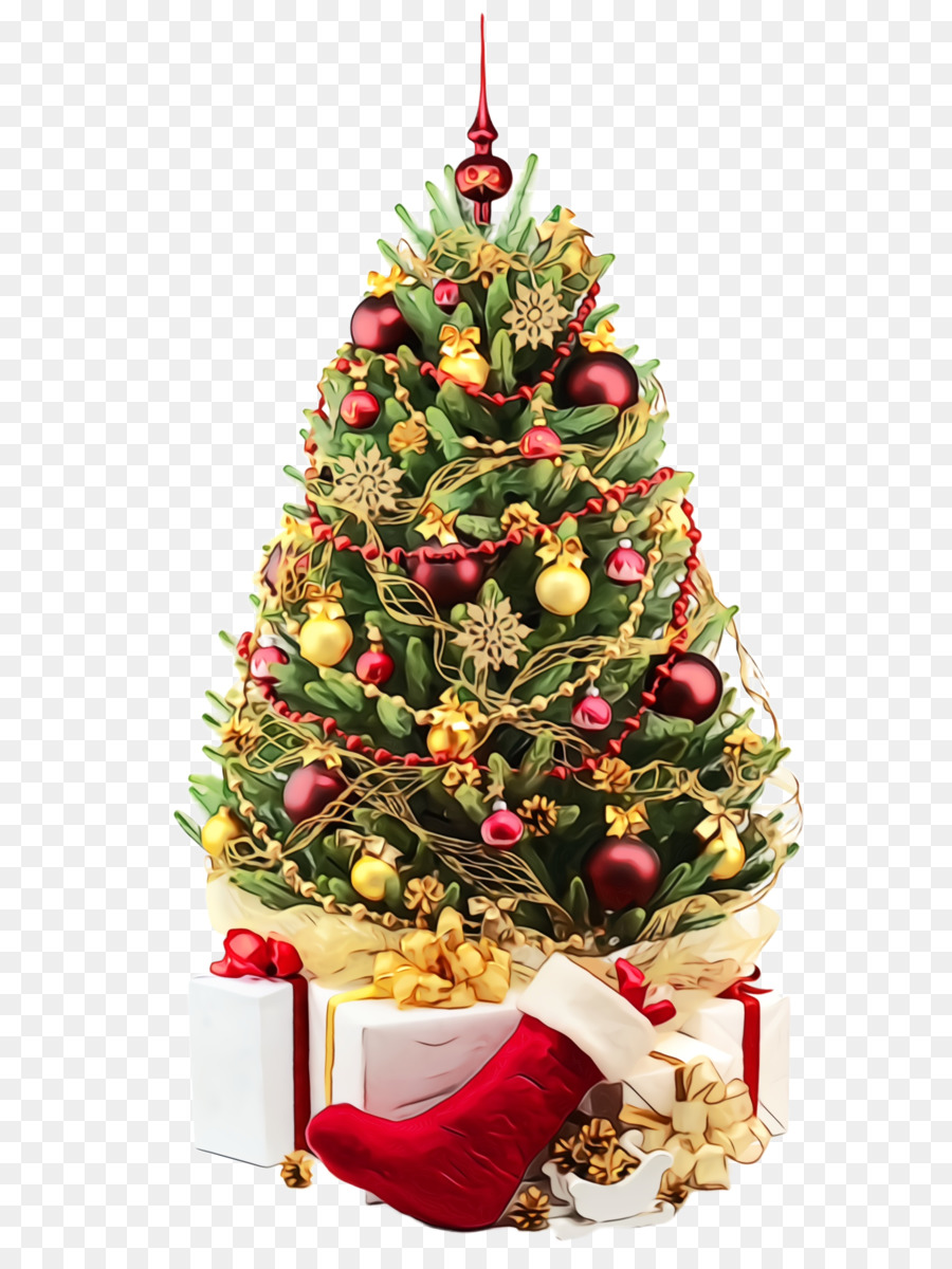 Decoración Navideña，árbol De Navidad PNG