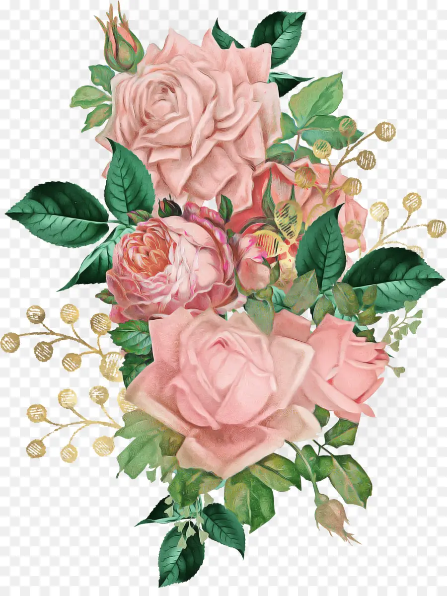 Flor，Rosas De Jardín PNG