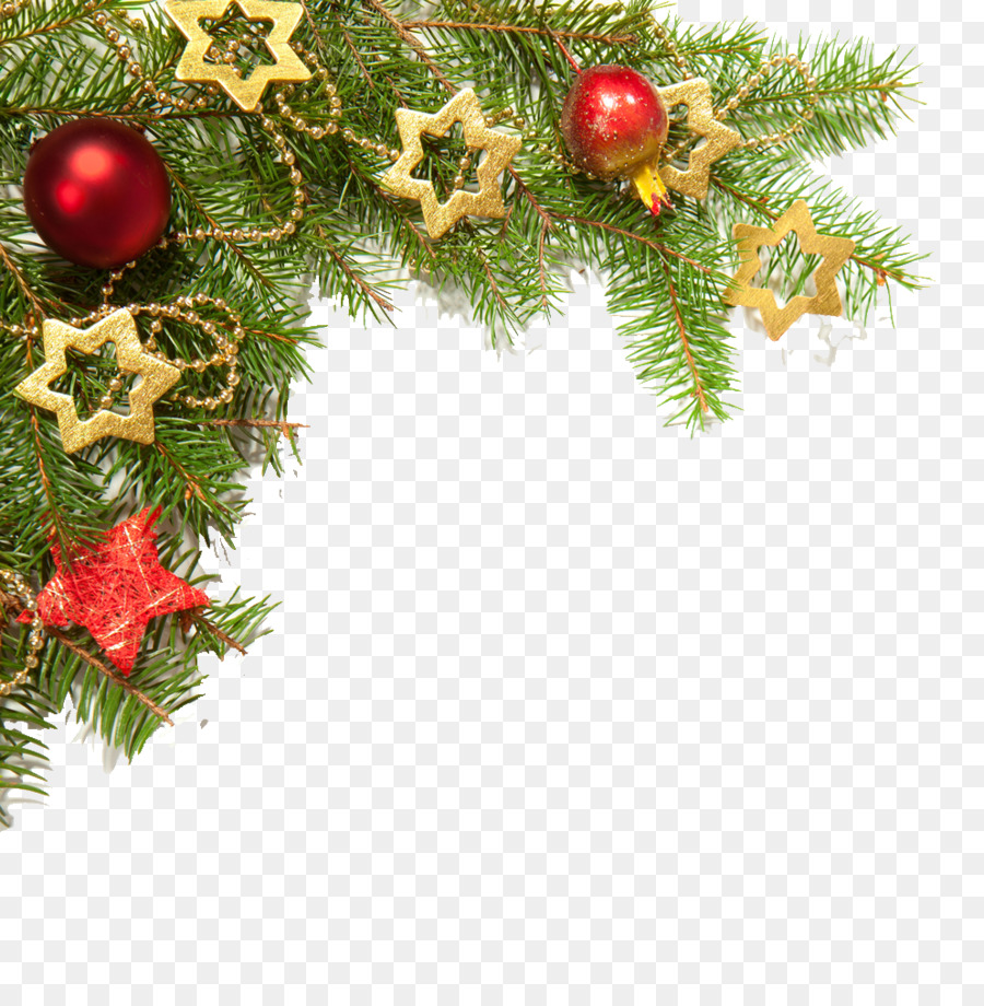 Decoraciones Navideñas，Pino PNG