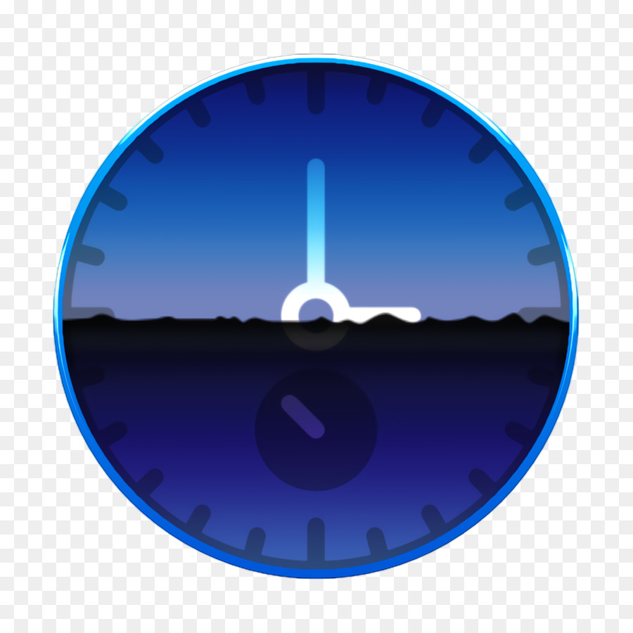 Azul，Reloj PNG