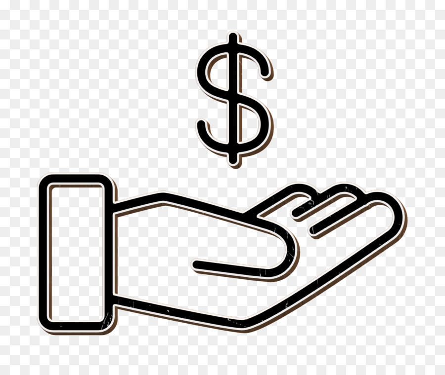 Dinero，Mano PNG