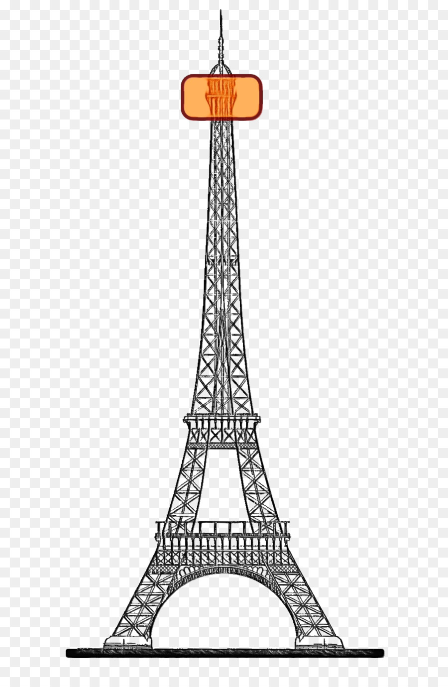 Torre Eiffel，París PNG