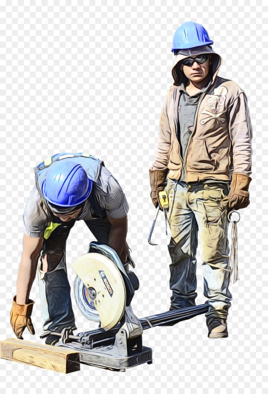 Bluecollar Trabajador，Trabajador De La Construcción PNG