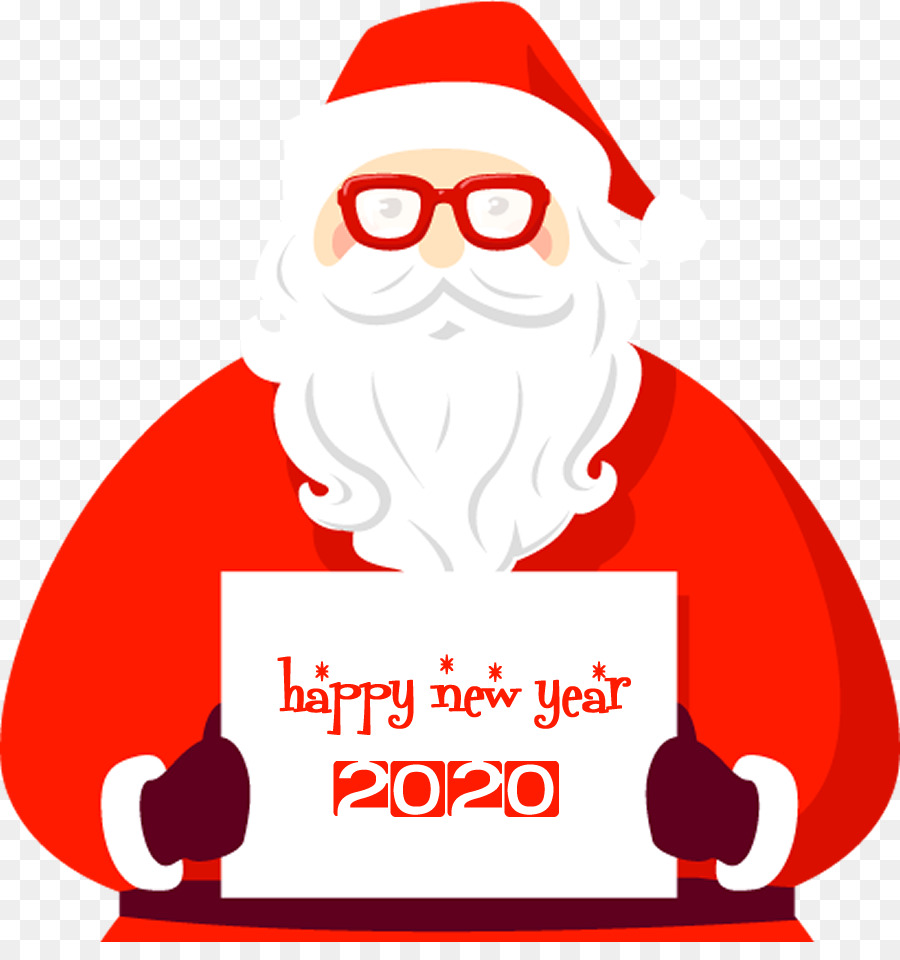 Papá Noel，Año Nuevo PNG