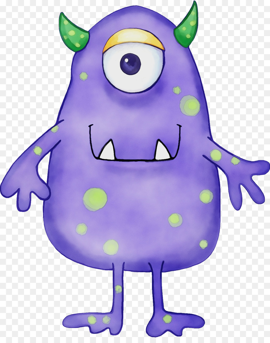 Monstruo Púrpura，Dibujos Animados PNG