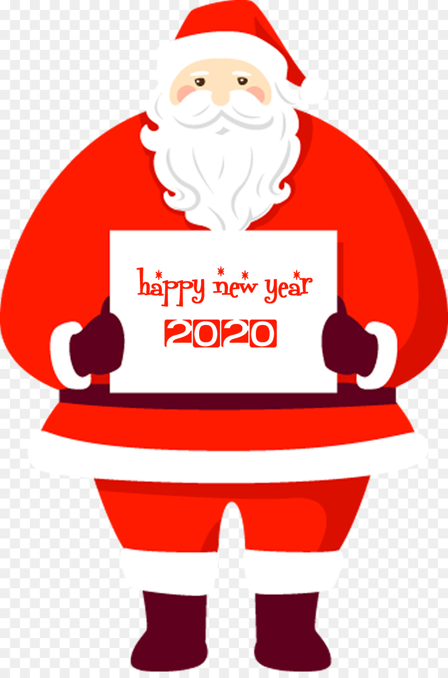 Papá Noel，Año Nuevo PNG