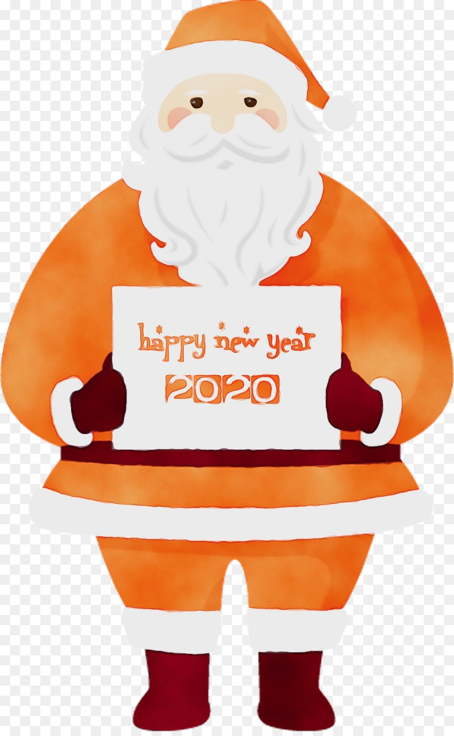 Santa Claus，Naranja PNG