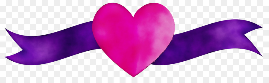 Corazón，Morado PNG