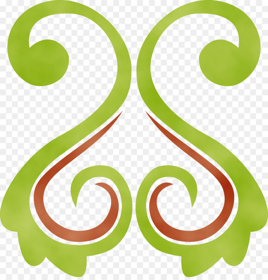 Diseño Decorativo Verde，Patrón PNG