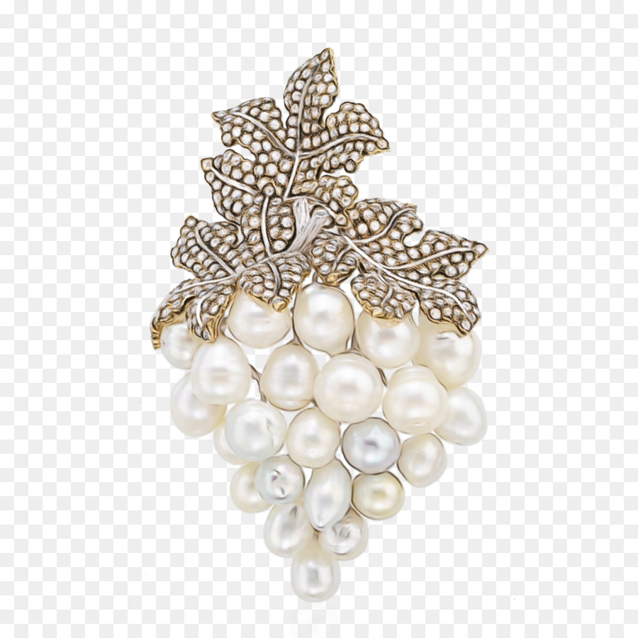 Broche Uvas Perlas，Perlas PNG